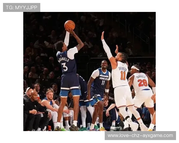 唐斯中路转身后仰命中，森林狼再添两分